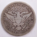 1908-D Barber Silver Quarter, Fine Circulated Coin, Store