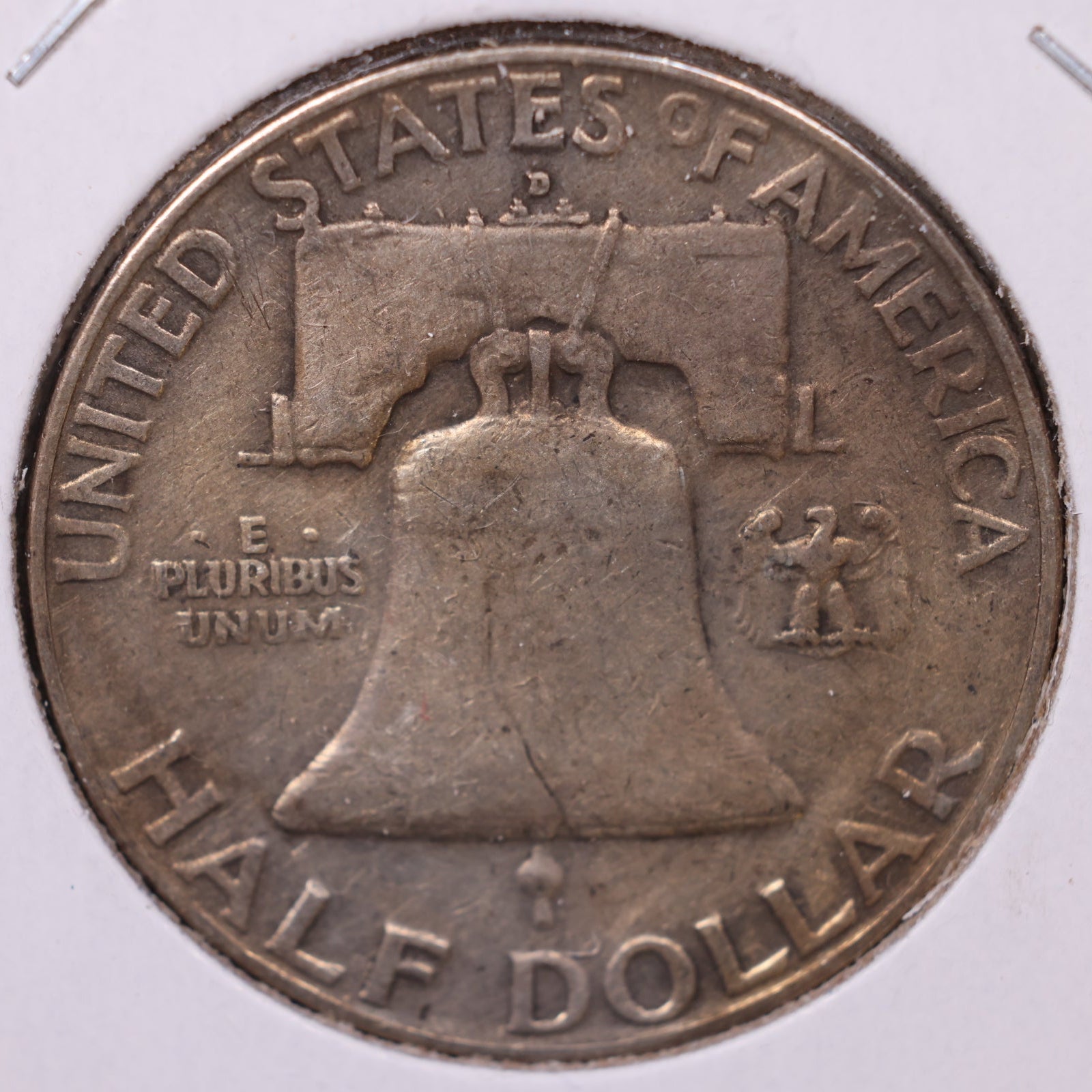 1957-D Ben Franklin Half Dollar, Good Circulated Coin, Store #HR1647