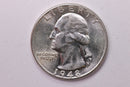 1948 Washington Silver Quarter, Affordable Collectible Coins. Sale