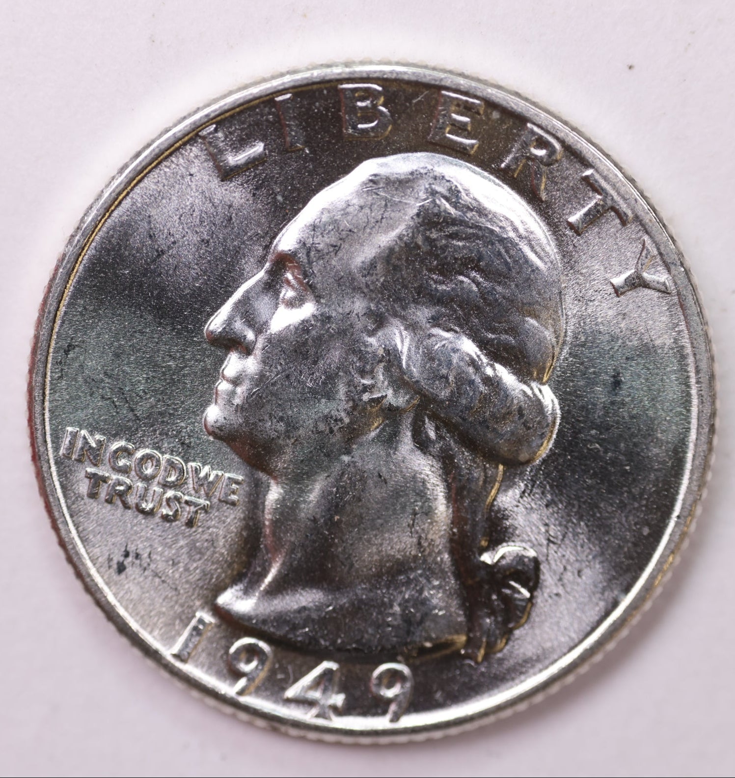 1949 Washington Silver Quarter, Affordable Collectible Coins. Sale #QR1734