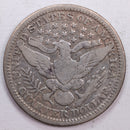 1908-O Barber Silver Quarter, Very Good+ Circulated Coin, Store