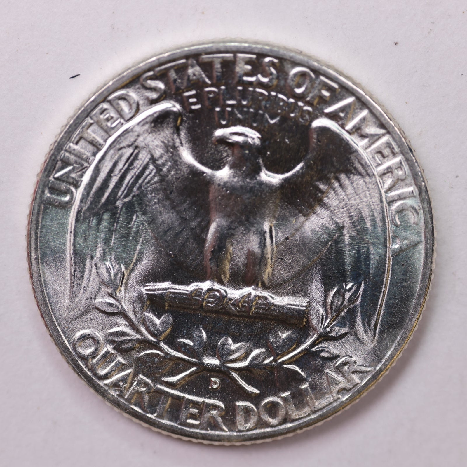 1950-D Washington Silver Quarter, Affordable Collectible Coins. Sale #QR1741