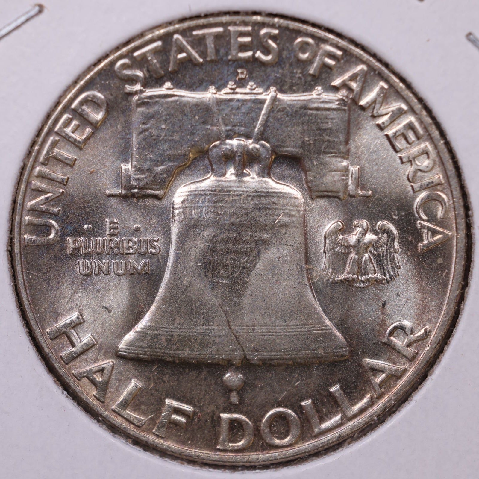 1958-D Ben Franklin Half Dollar, About Uncirculated Coin, Store #HR1661