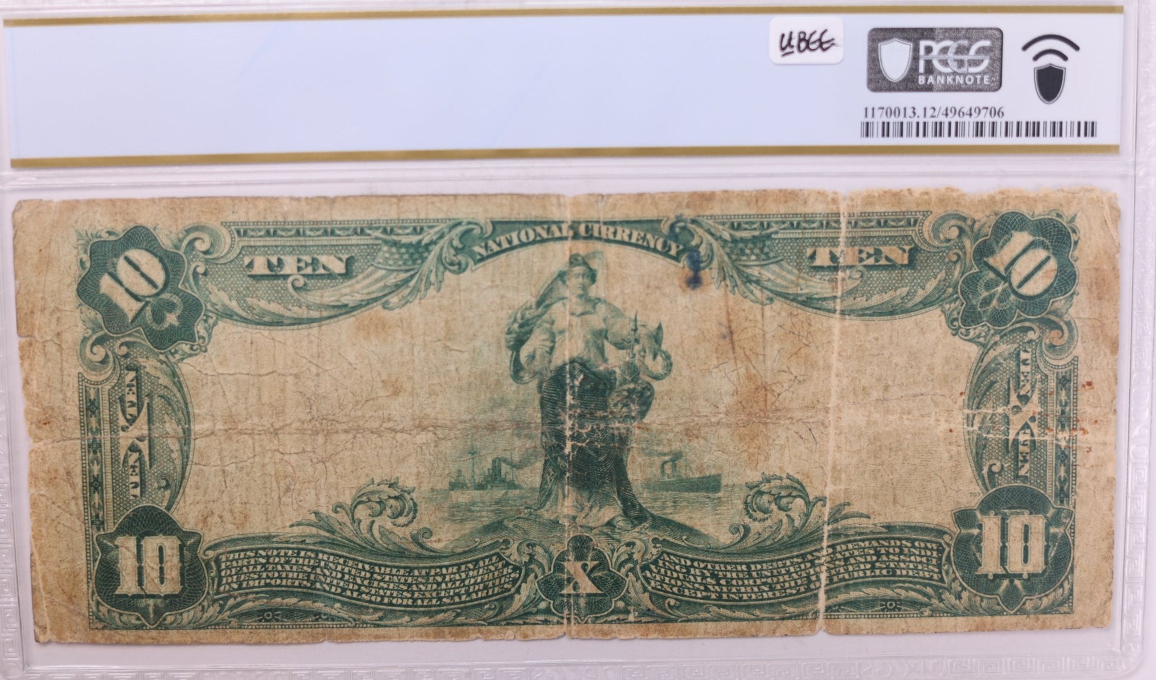 1902 $10., National Currency., "Roswell, N.M."., PCGS Fine-12., Store #LGNB005