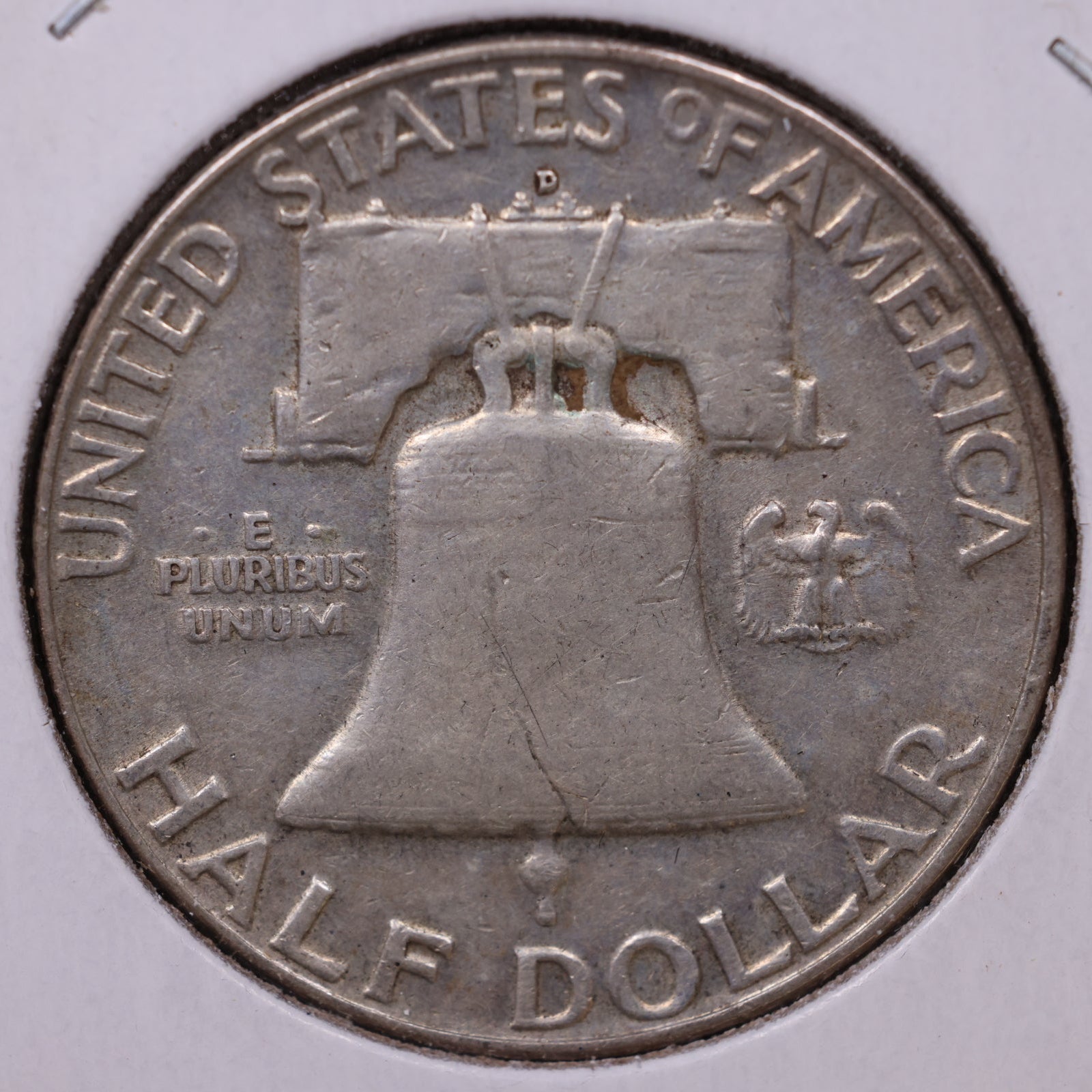 1958-D Ben Franklin Half Dollar, Very Fine Circulated Coin, Store #HR1668
