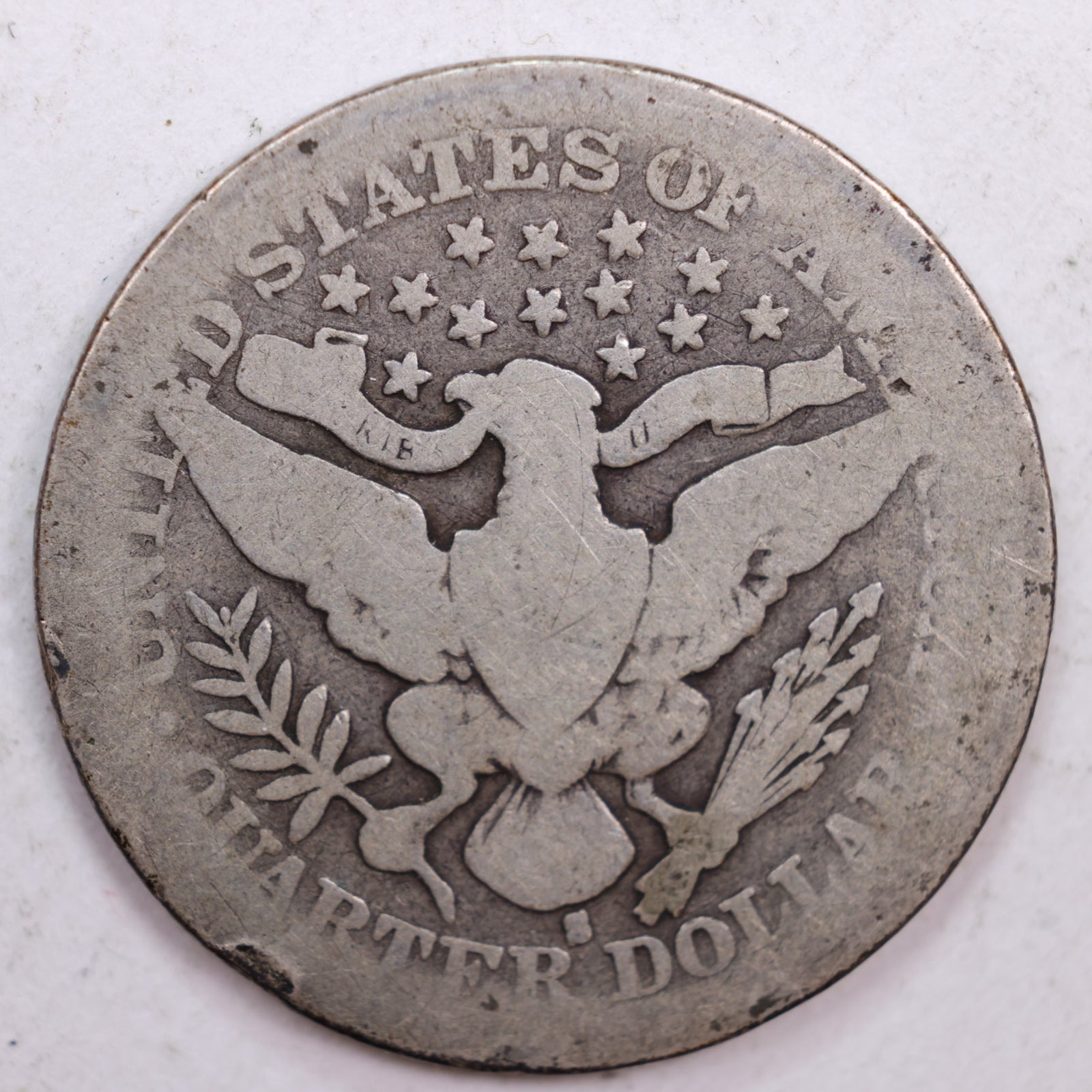 1908-S Barber Quarter, Fair Circulated Coin, Store #QR0513