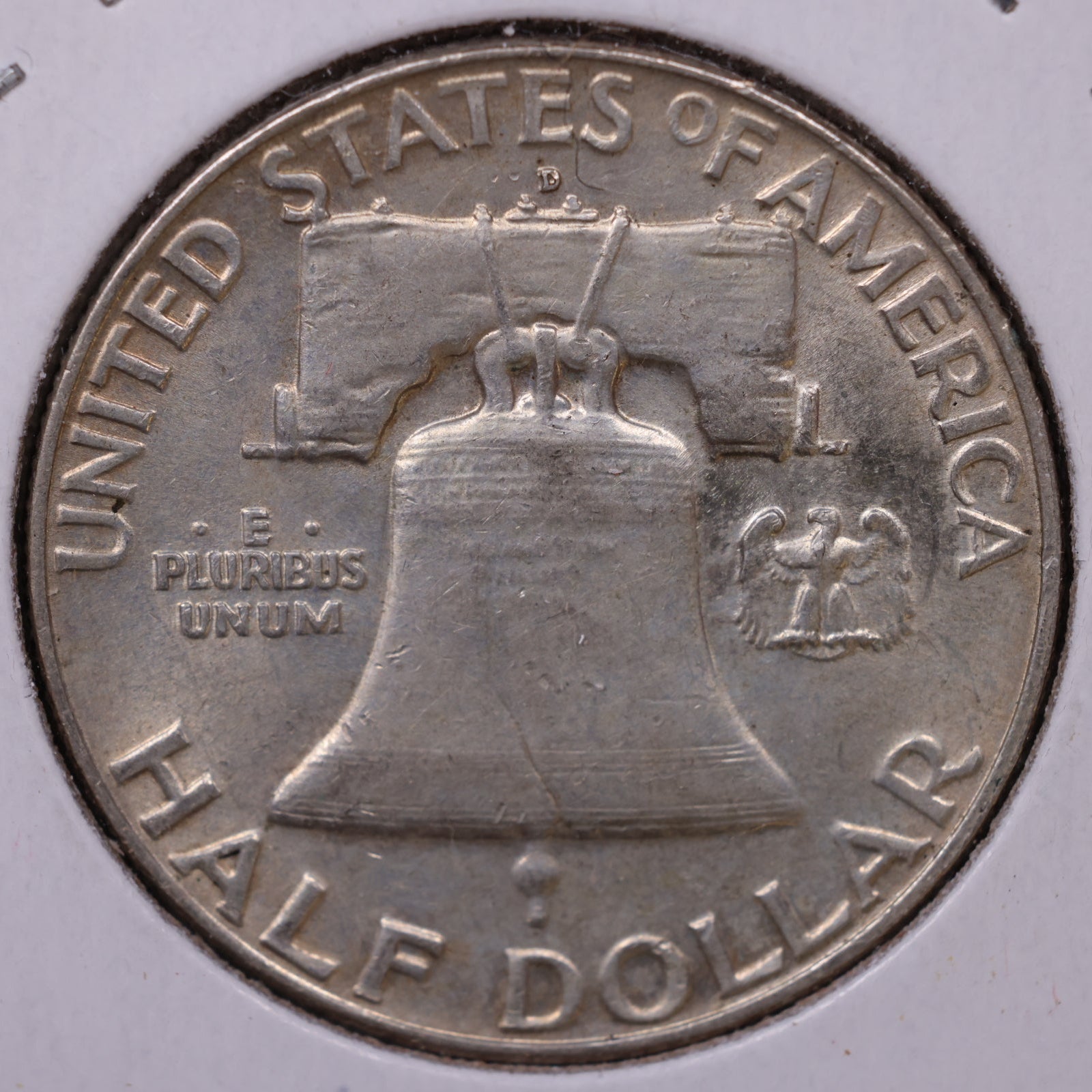 1958-D Ben Franklin Half Dollar, Extra Fine Circulated Coin, Store #HR1675