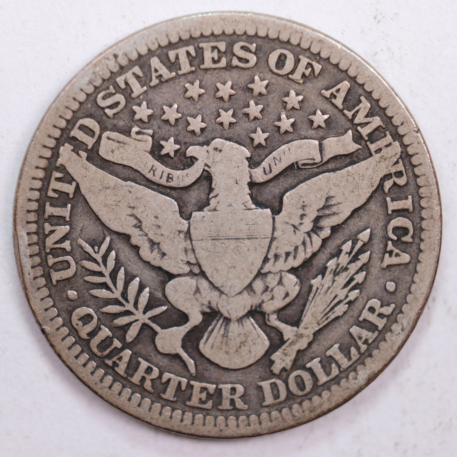 1909 Barber Quarter, Very Good Circulated Coin, Store #QR0514