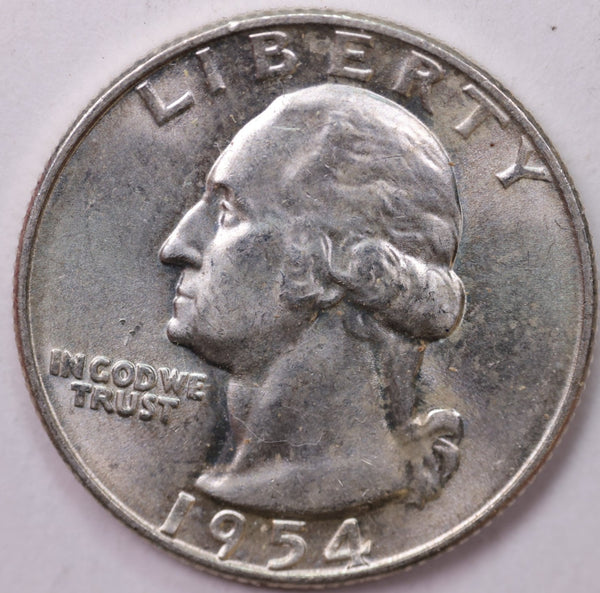 1954-D Washington Silver Quarter, Affordable Collectible Coins. Sale #0353973