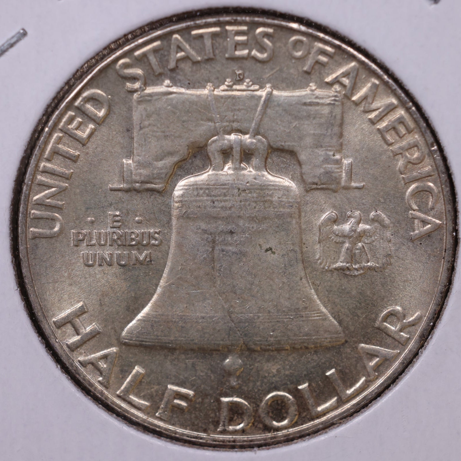 1959-D Ben Franklin Half Dollar, Mint State Uncirculated Coin, Store #HR1683