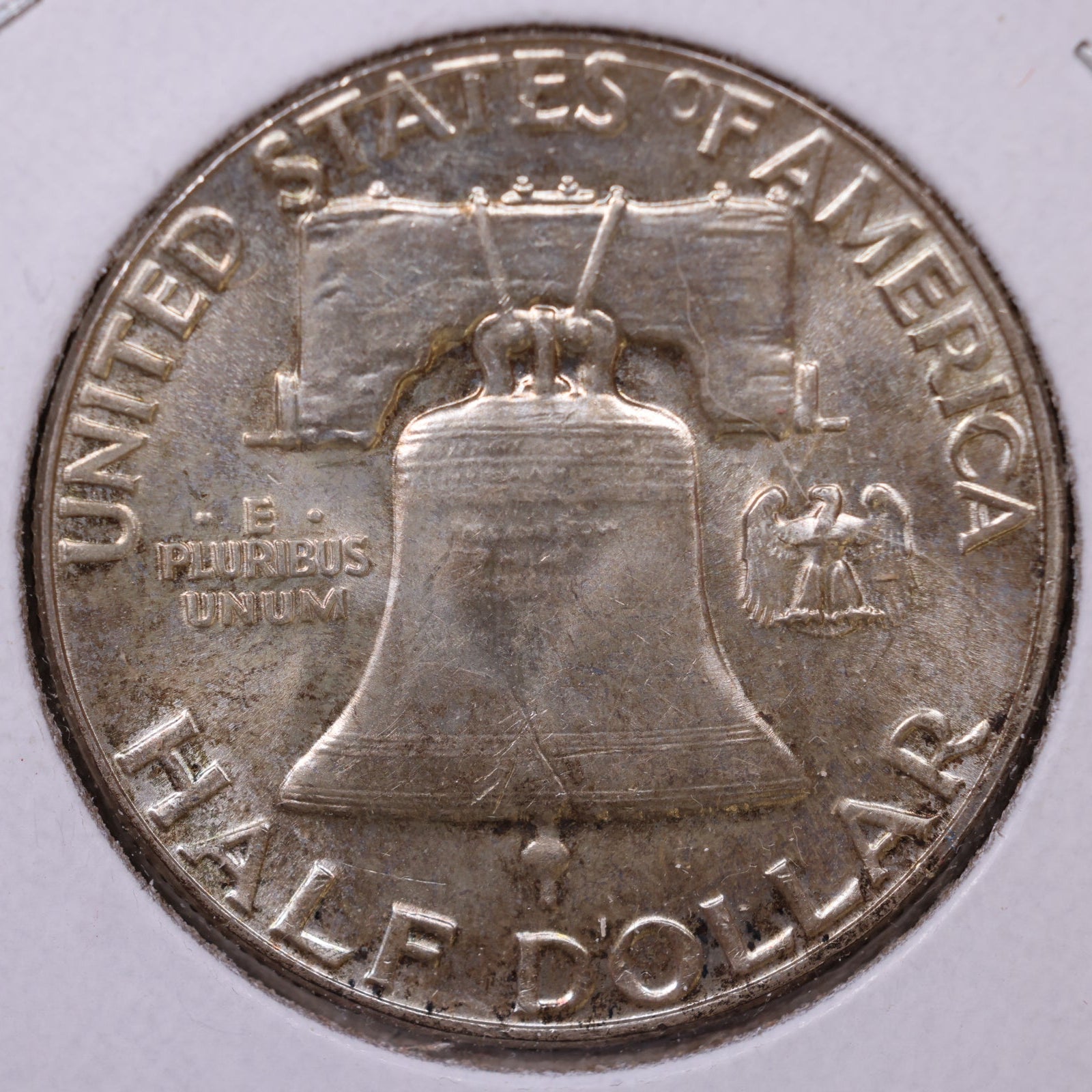 1960 Ben Franklin Half Dollar, Mint State Uncirculated Coin, Store #HR1685