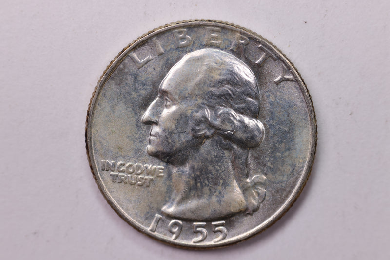 1955-D Washington Silver Quarter, Affordable Collectible Coins. Sale