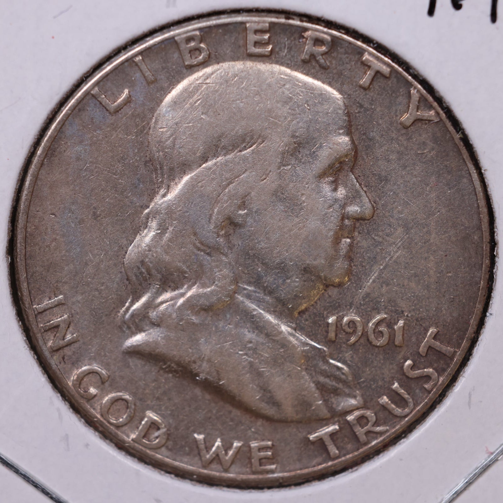 1961 Franklin Half Dollar, Very Fine Circulated Coin, Store #HR1690