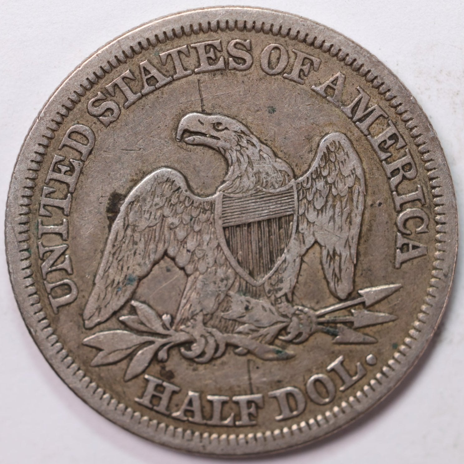 1854 Liberty Seated Half Dollar, Very Fine+ Circulated Coin, Store #HR0837 (H854.01)