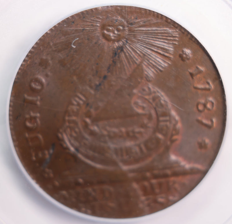 1787 FUGIO Cents., 'STATES UNITED 4 Cinq'., PCGS MS64, 'CAC'., Store