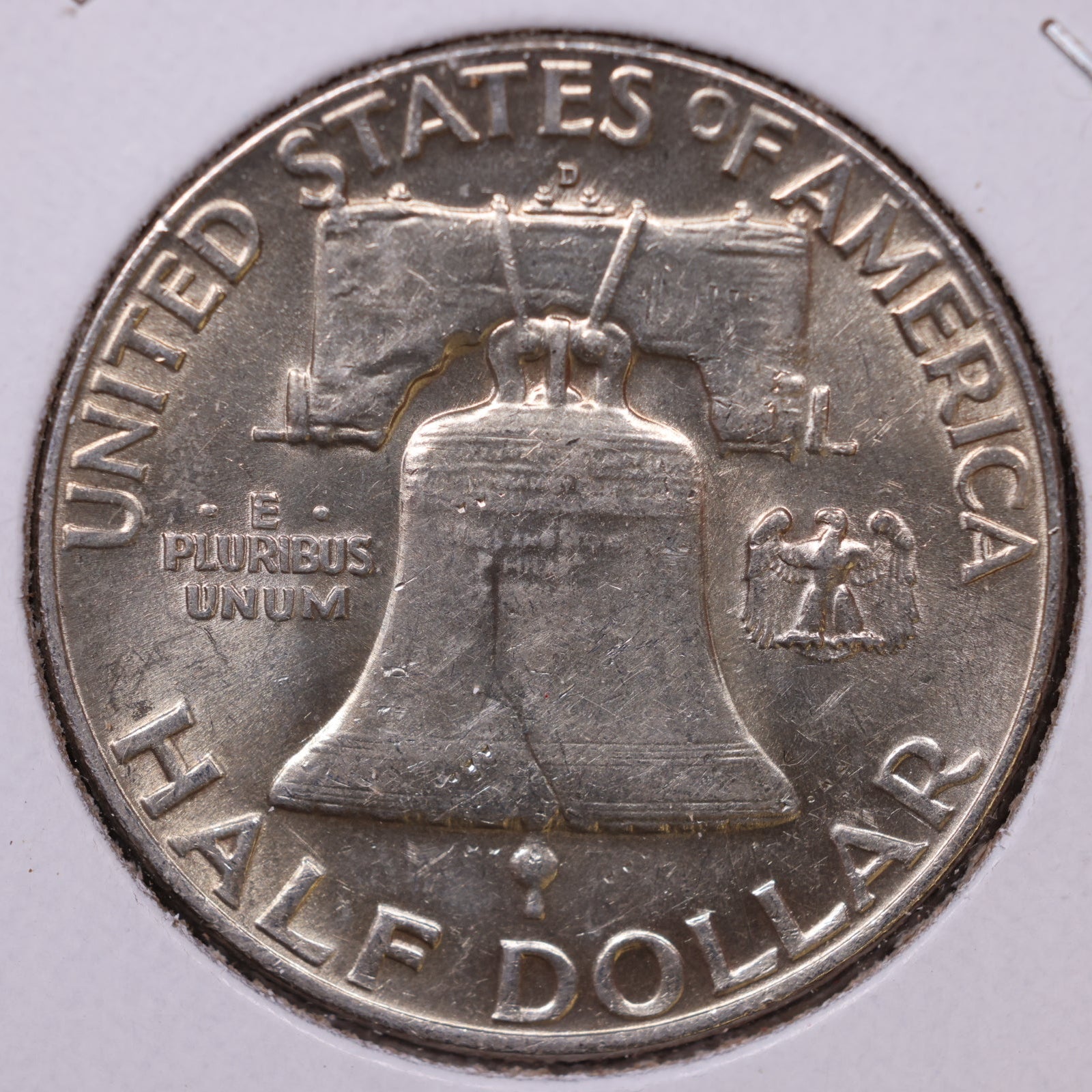 1961-D Franklin Half Dollar, Mint State Uncirculated Coin, Store #HR1694