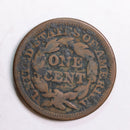 1847 Braided Hair Large Cent., Fine Circulated Coin., Store Sale