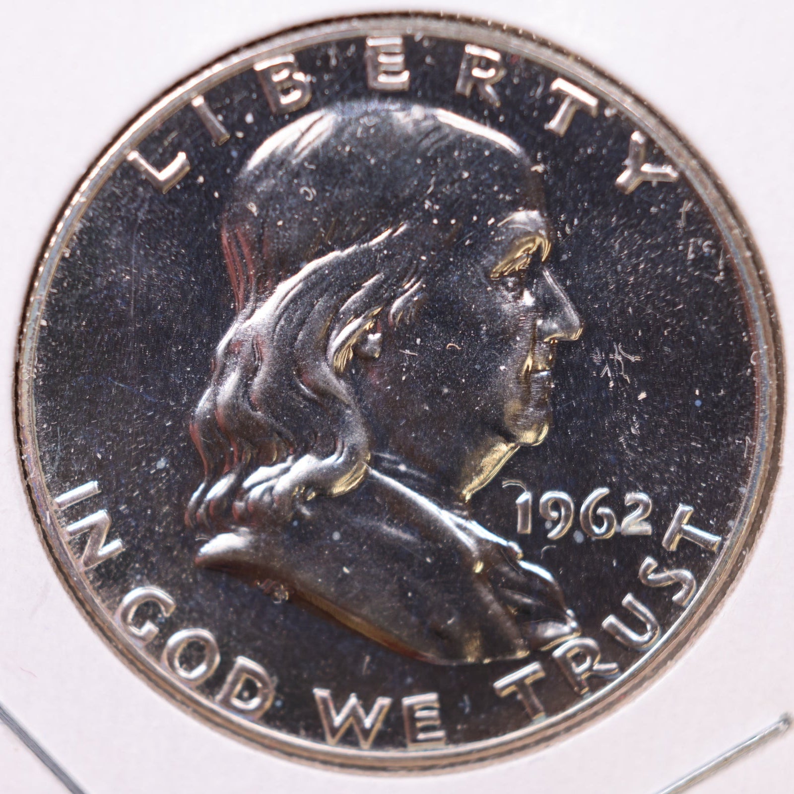 1962 Ben Franklin Half Dollar, Proof Uncirculated Coin, Store #HR1700