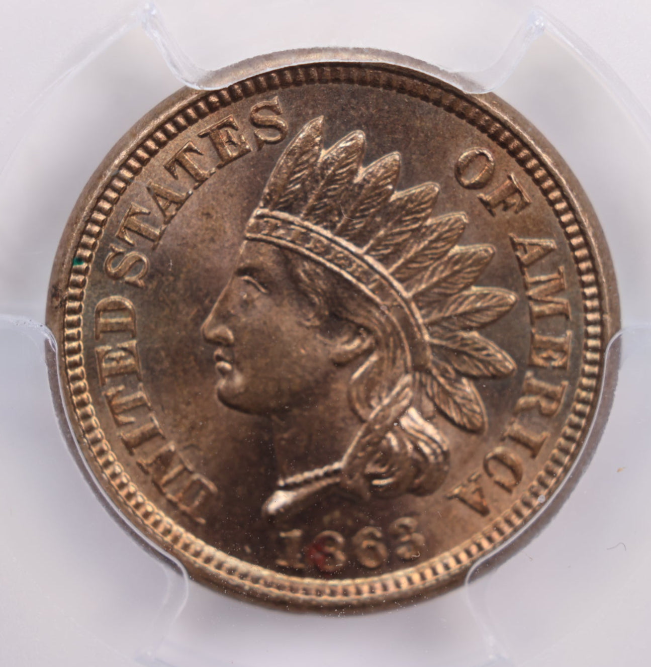 1863 Indian Head Small Cents., PCGS MS-65., Store #GCT008
