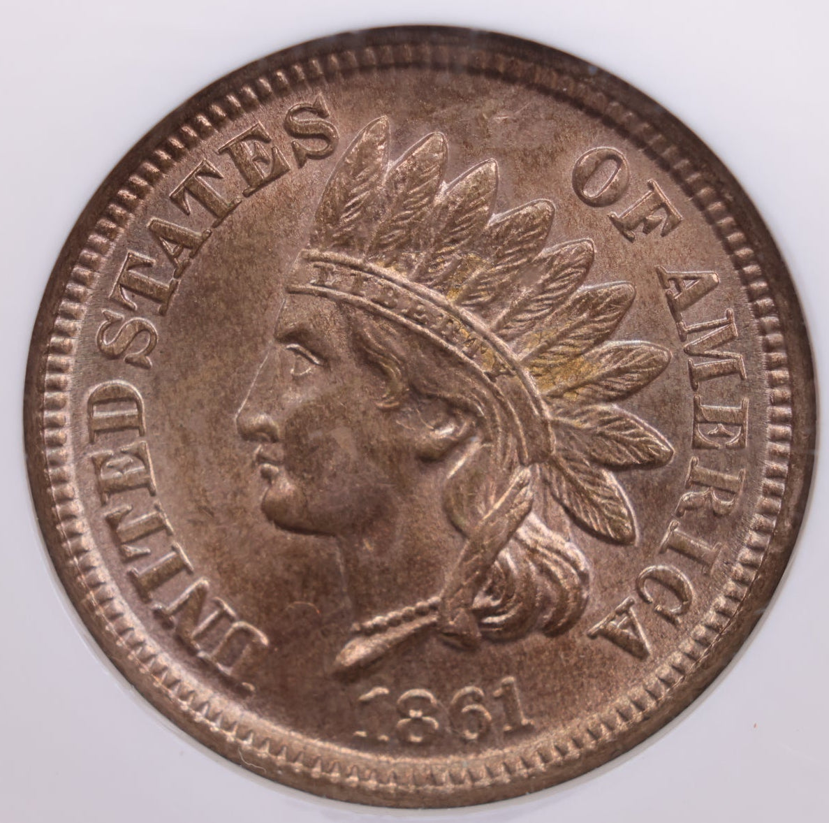 1861 Indian Head Small Cents., NGC MS-64., Store #GCT009