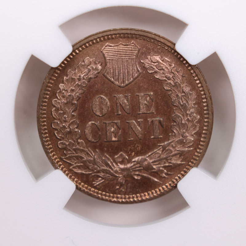 1876 Indian Head Small Cents., NGC PF-64.,Red/Brown, Store