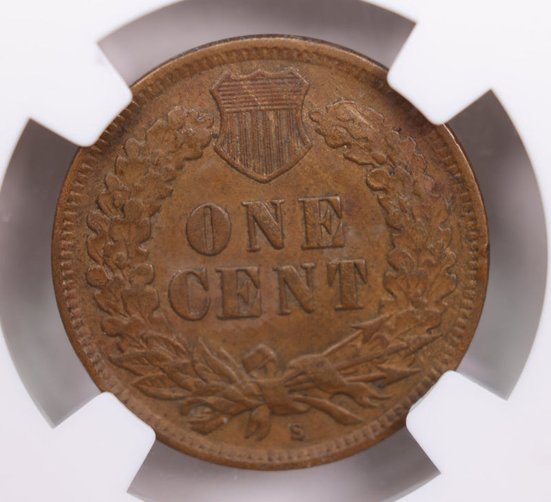 1908-S Indian Head Small Cents., NGC Graded MS-61, Brown., Store
