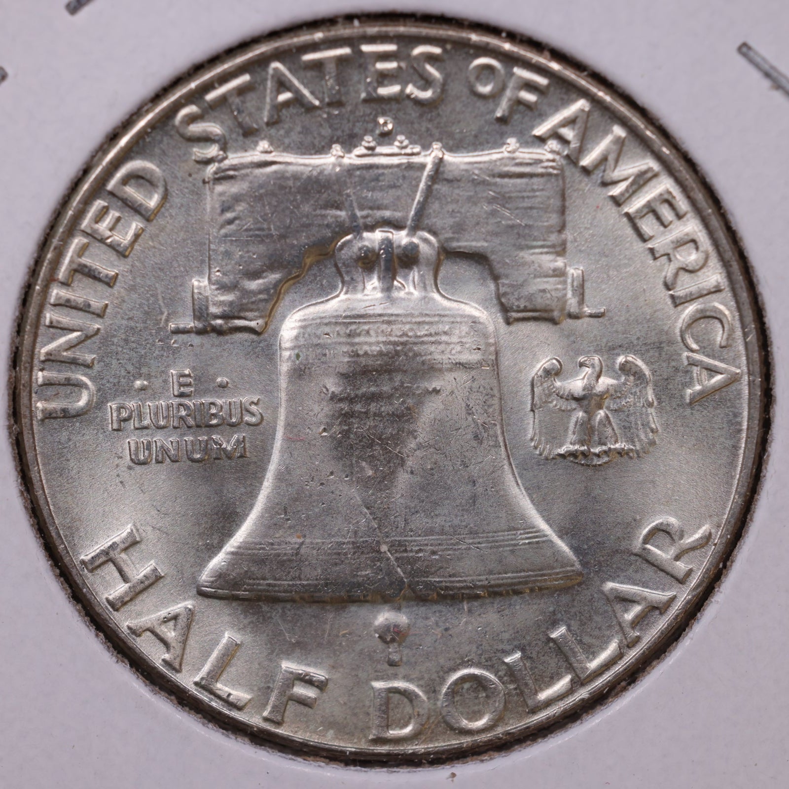 1962-D Ben Franklin Half Dollar, Mint State Uncirculated Coin, Store #HR1713