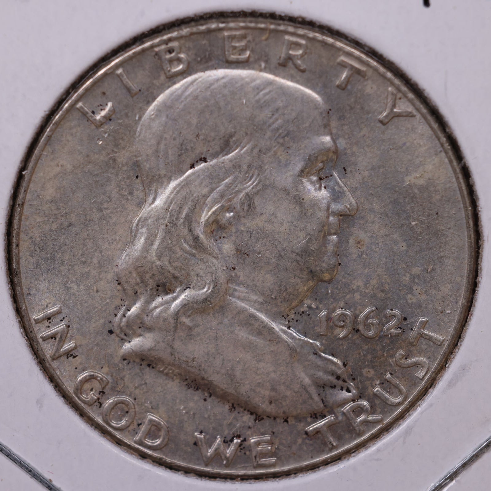 1962-D Ben Franklin Half Dollar, Mint State Uncirculated Coin, Store #HR1715
