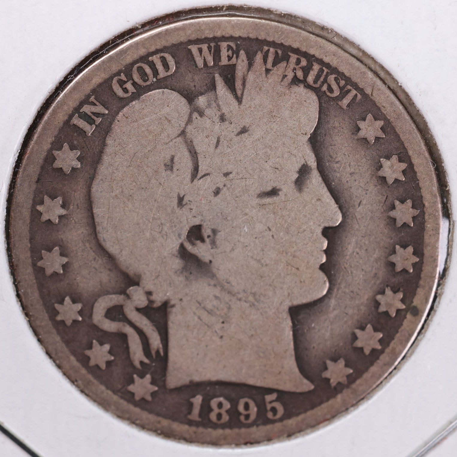 1895-O Barber Half Dollar, Very Good Circulated Coin, Store #HR0854 (H895O03)
