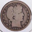 1895-O Barber Half Dollar, Very Good Circulated Coin, Store