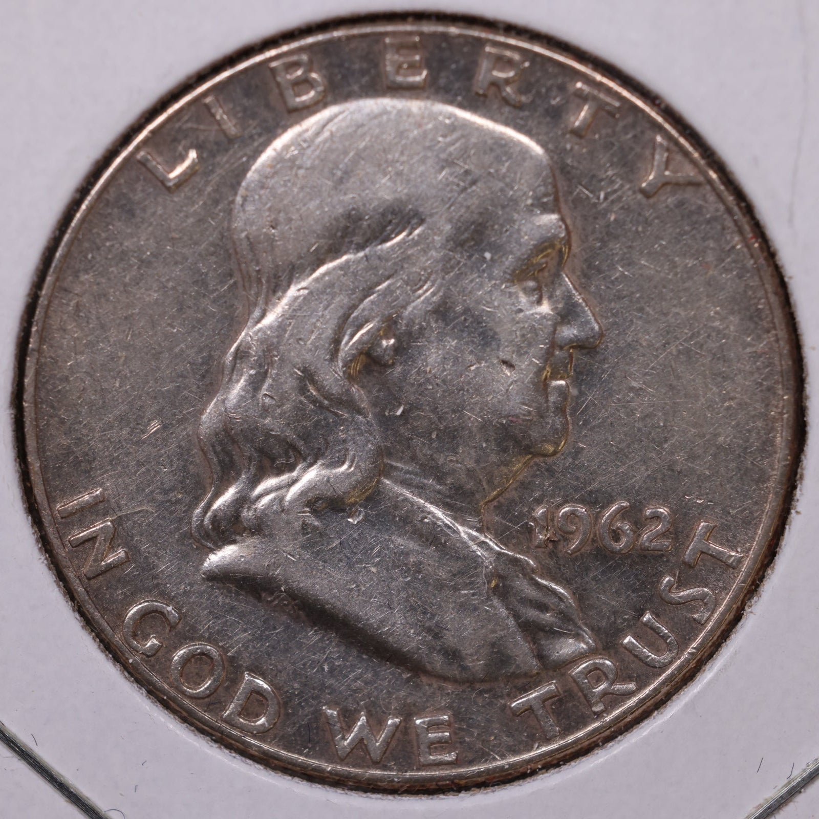 1962-D Franklin Half Dollar, Very Fine Circulated Coin, Store #HR1720