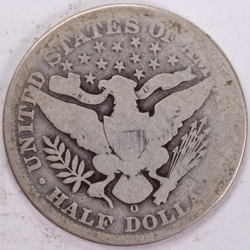 1898-O Barber Half Dollar, Very Good Circulated Coin, Store