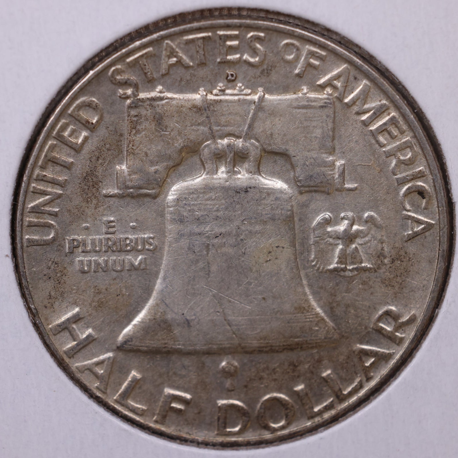 1957-D Ben Franklin Half Dollar, Very Fine Circulated Coin, Store #HR1739