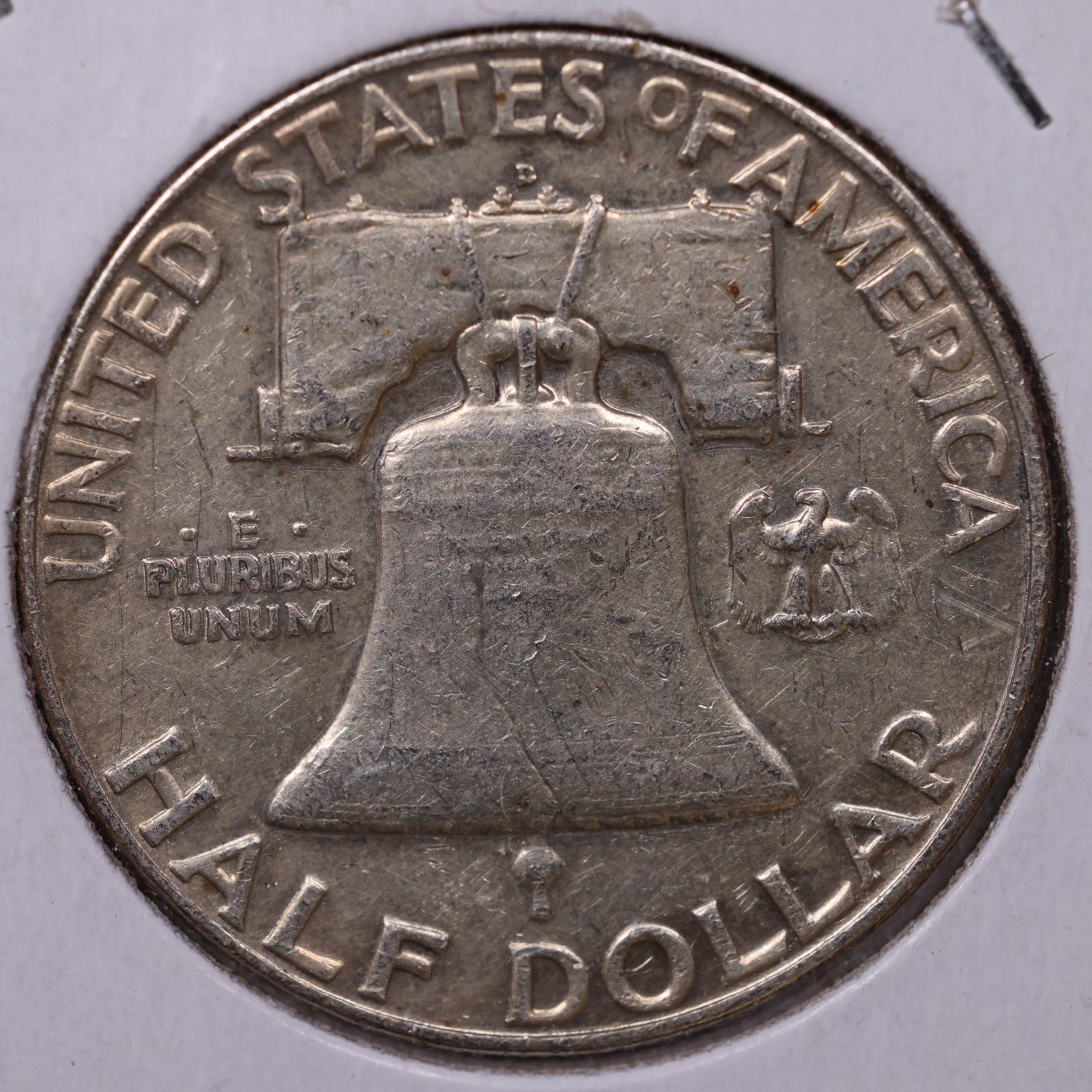 1957-D Ben Franklin Half Dollar, Extra Fine Circulated Coin, Store #HR1740