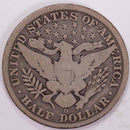 1900-O Barber Half Dollar, Very Good Circulated Coin, Store