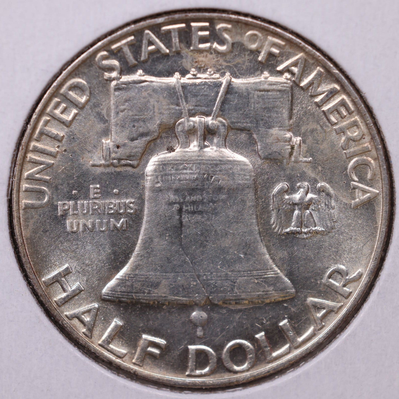 1958-D Ben Franklin Half Dollar, Mint State Uncirculated Coin, Store #HR1749