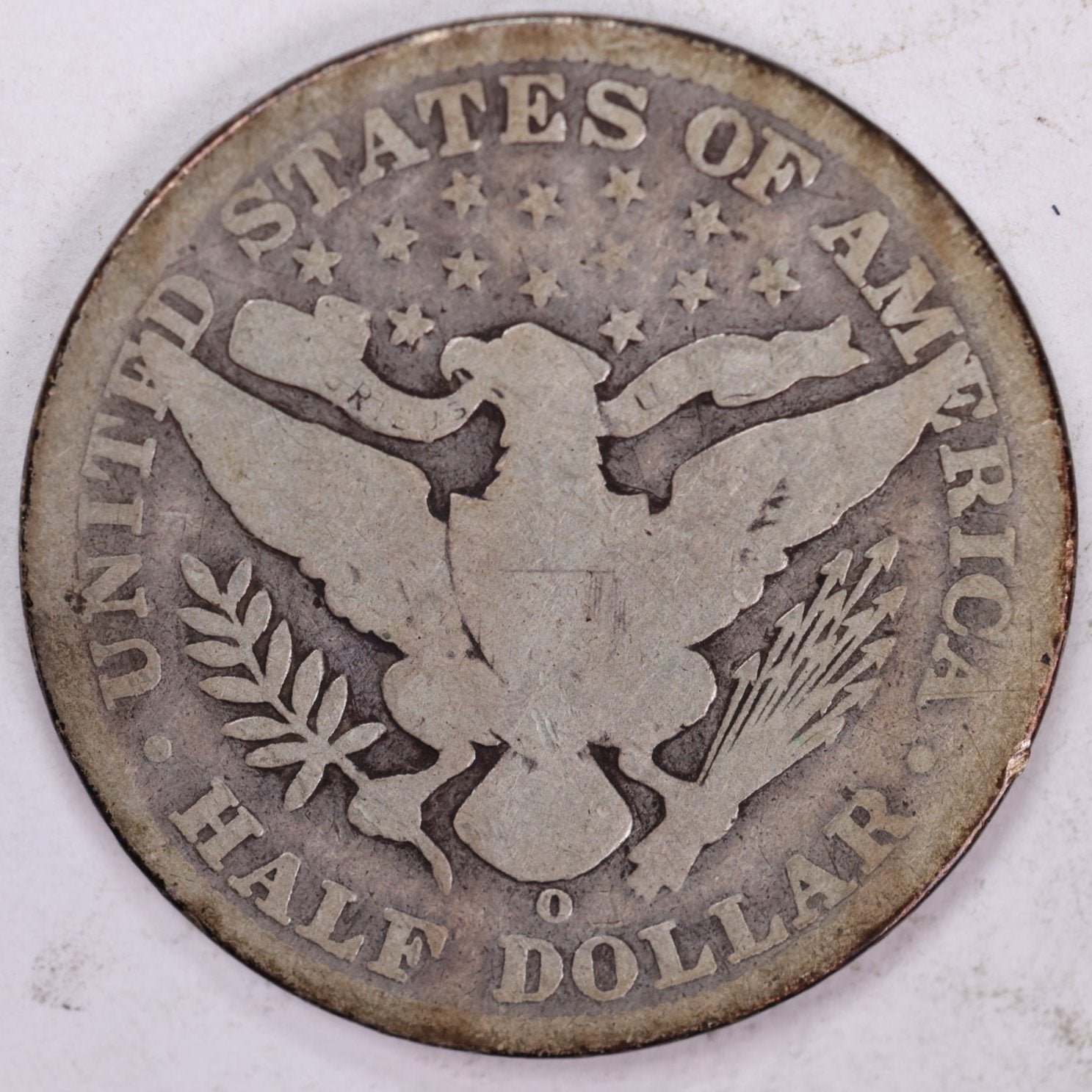 1901-O Barber Half Dollar, Very Good Circulated Coin, Store #HR1131