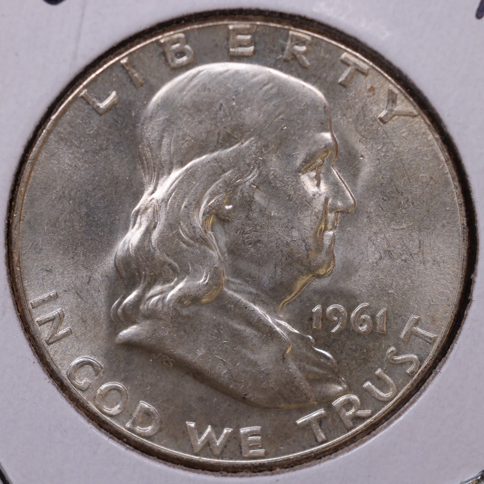 1961 Ben Franklin Half Dollar, Mint State Uncirculated Coin, Store #HR1761
