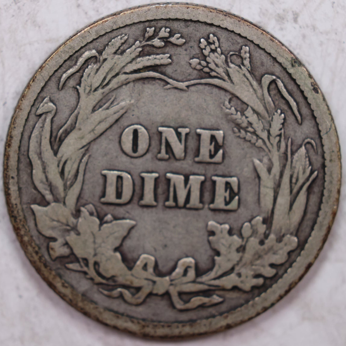1914 Barber Dime, Fine Circulated Coin, Store #DE0318