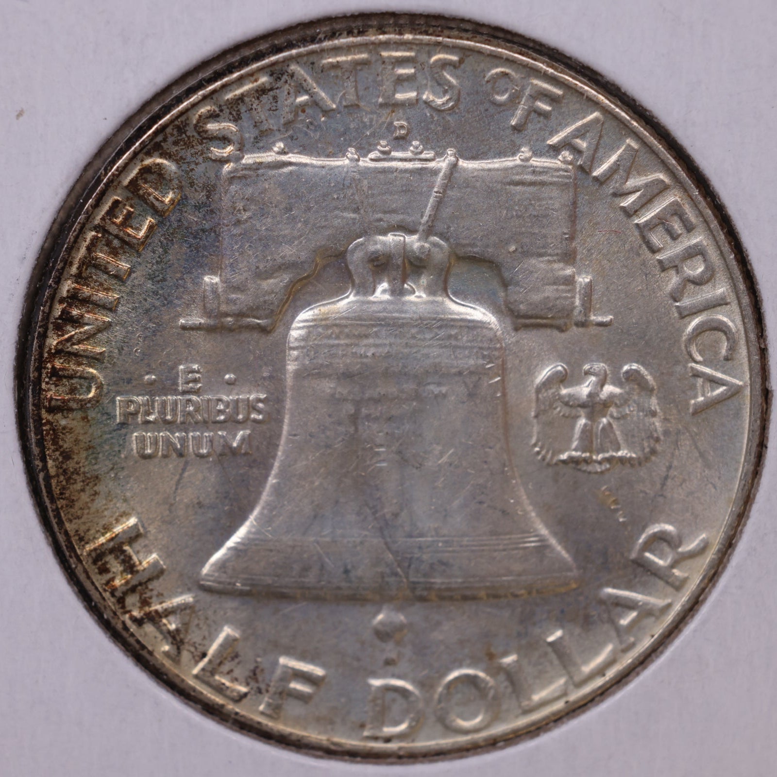 1961-D Franklin Half Dollar, About Uncirculated Coin, Store #HR1764