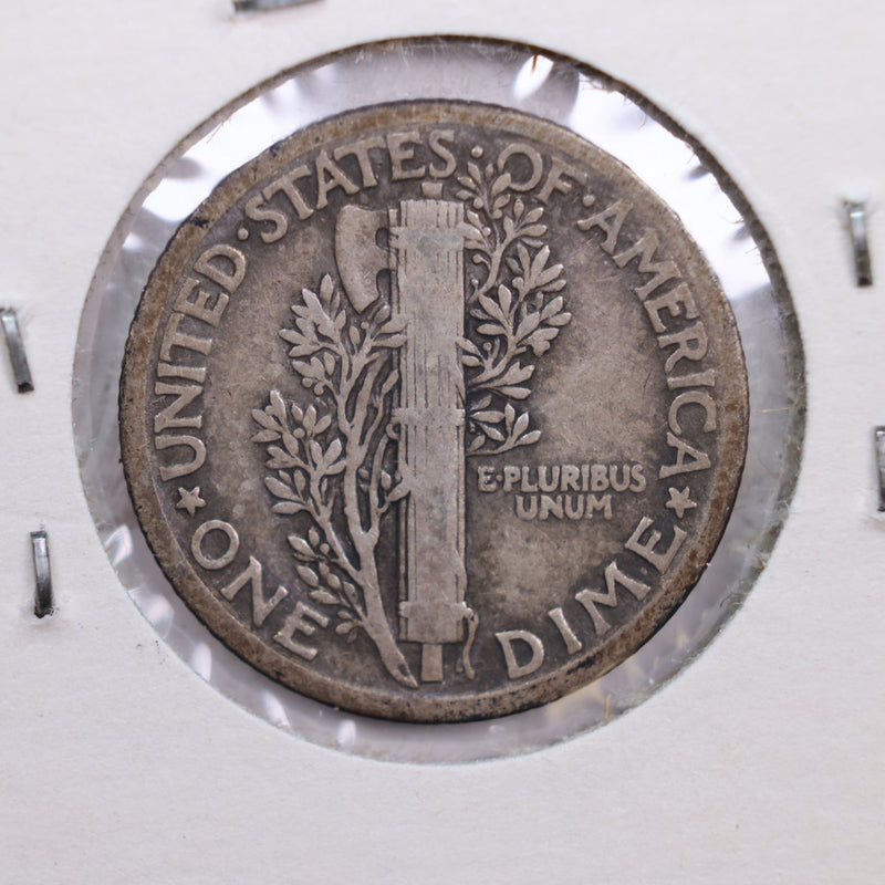 1917 Mercury Silver Dime., Fine Circulated Silver Dime., Store