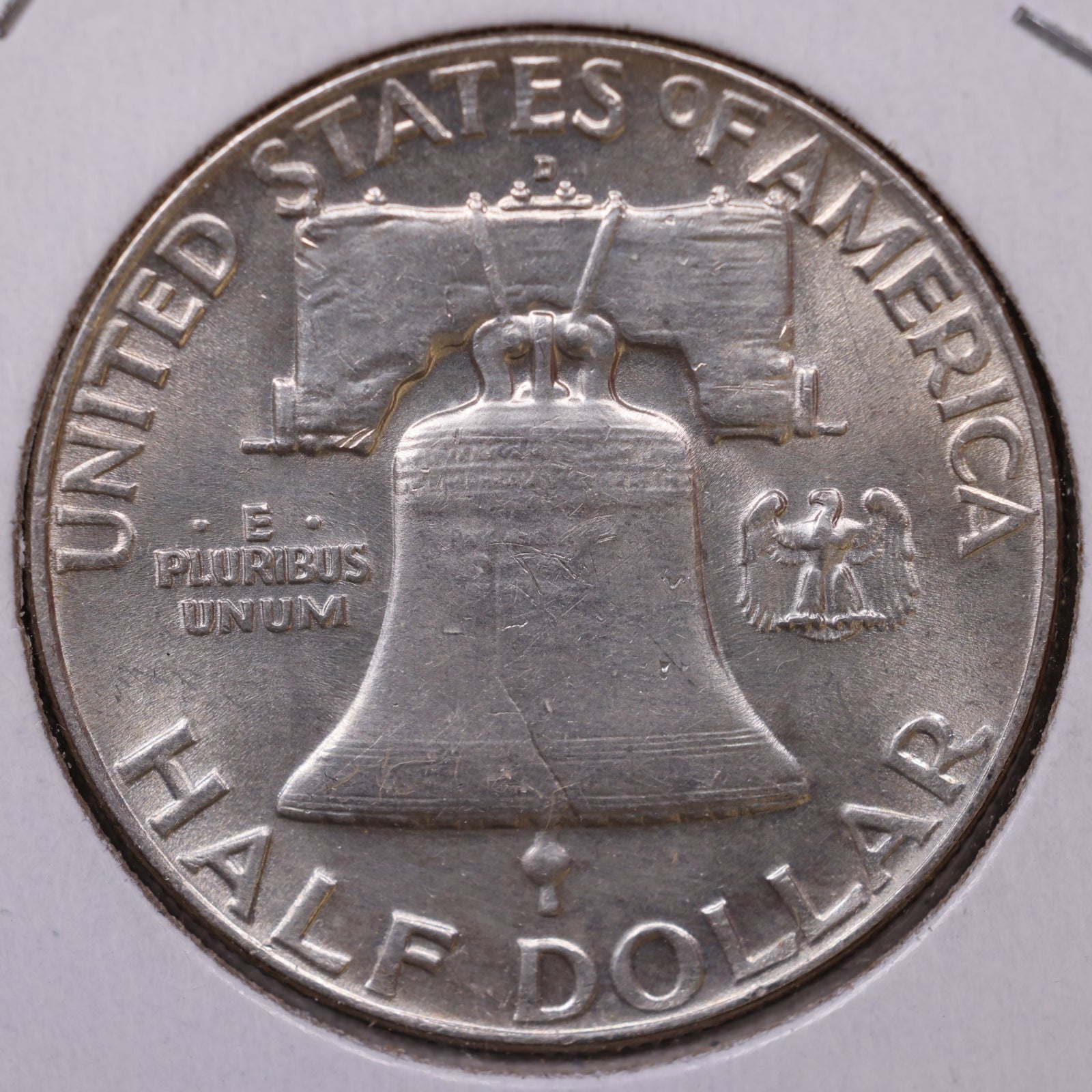 1962-D Ben Franklin Half Dollar, Mint State Uncirculated Coin, Store #HR1776