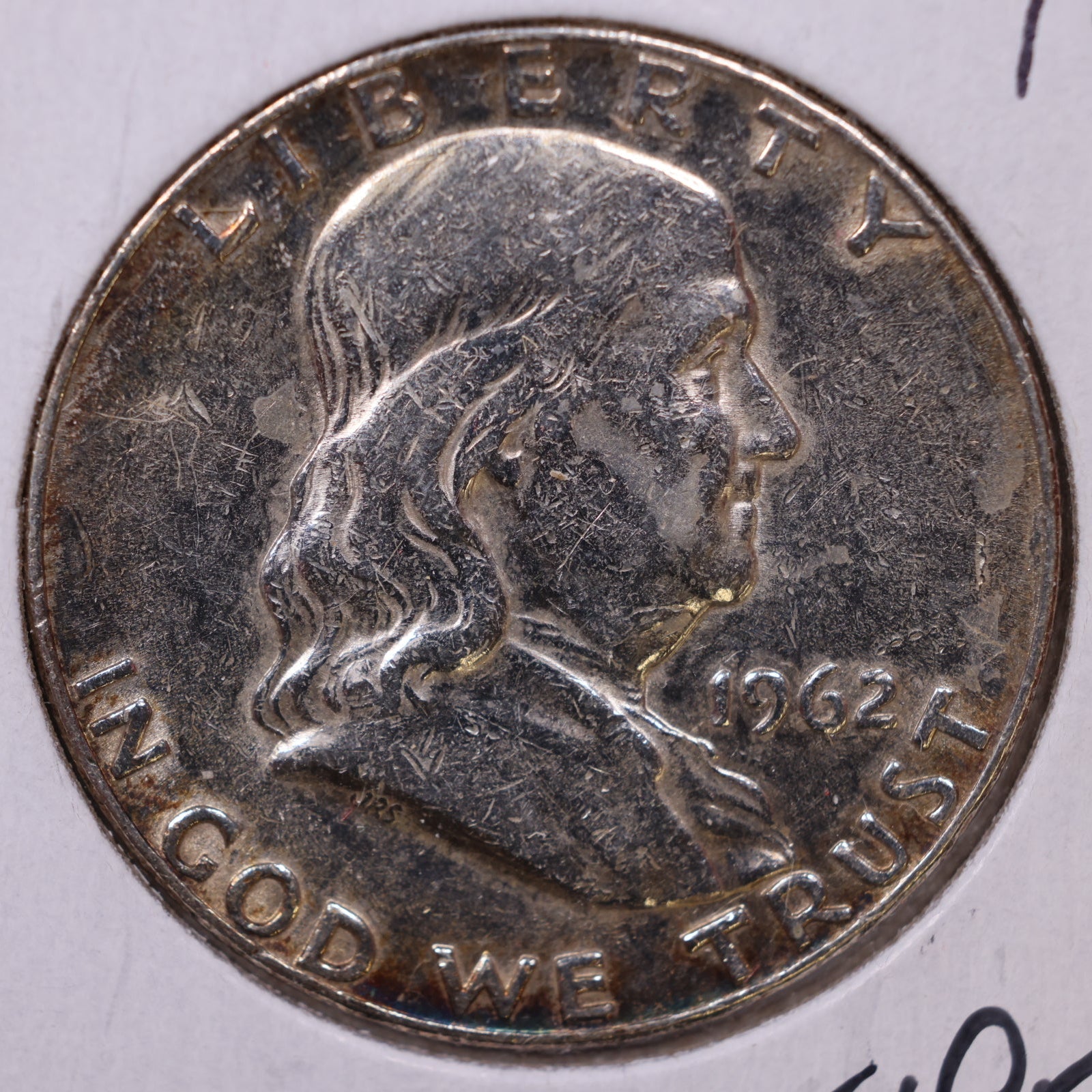 1962-D Ben Franklin Half Dollar, Mint State Uncirculated Coin, Store #HR1777
