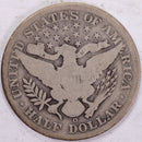 1905-O Barber Half Dollar, Good+ Circulated Coin, Store