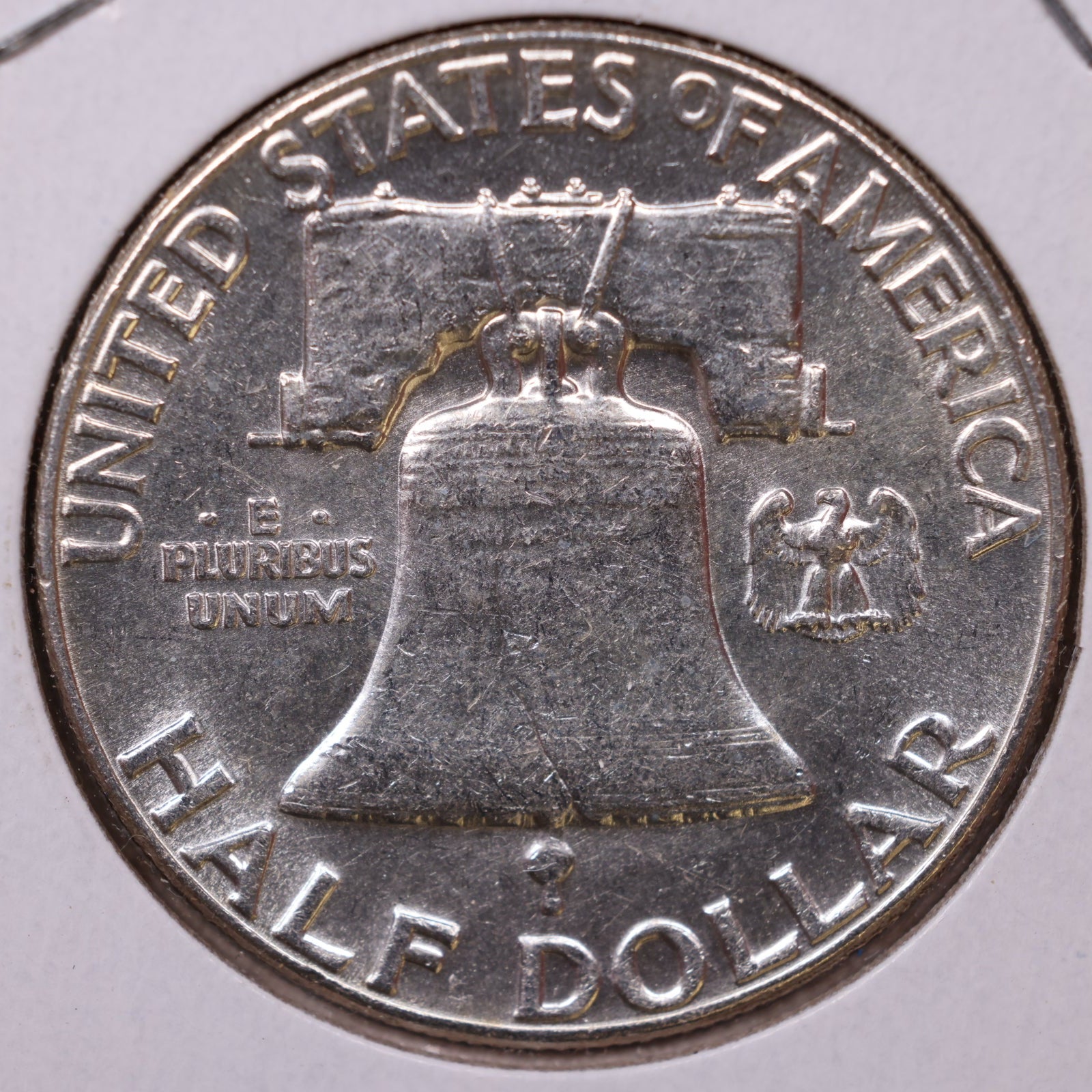 1963 Ben Franklin Half Dollar, About Uncirculated Coin, Store #HR1781