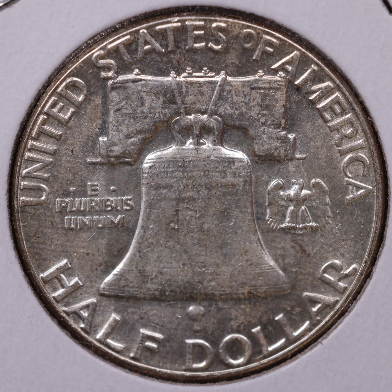 1963 Ben Franklin Half Dollar, About Uncirculated Coin, Store #HR1786