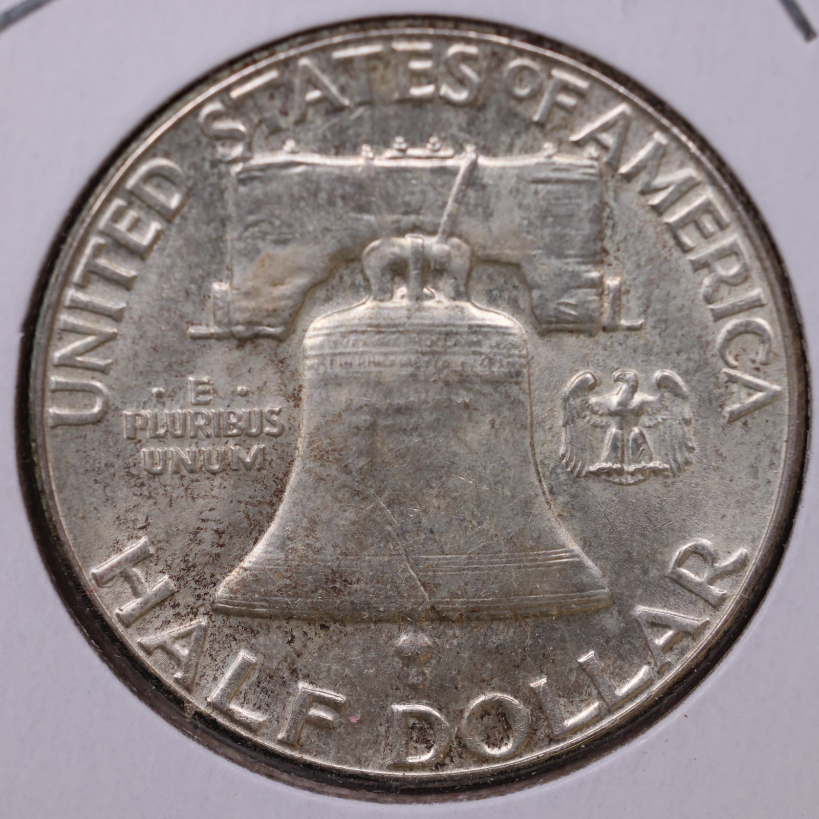 1963 Ben Franklin Half Dollar, About Uncirculated Coin, Store #HR1787
