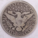 1906-O Barber Half Dollar, Very Good Circulated Coin, Store