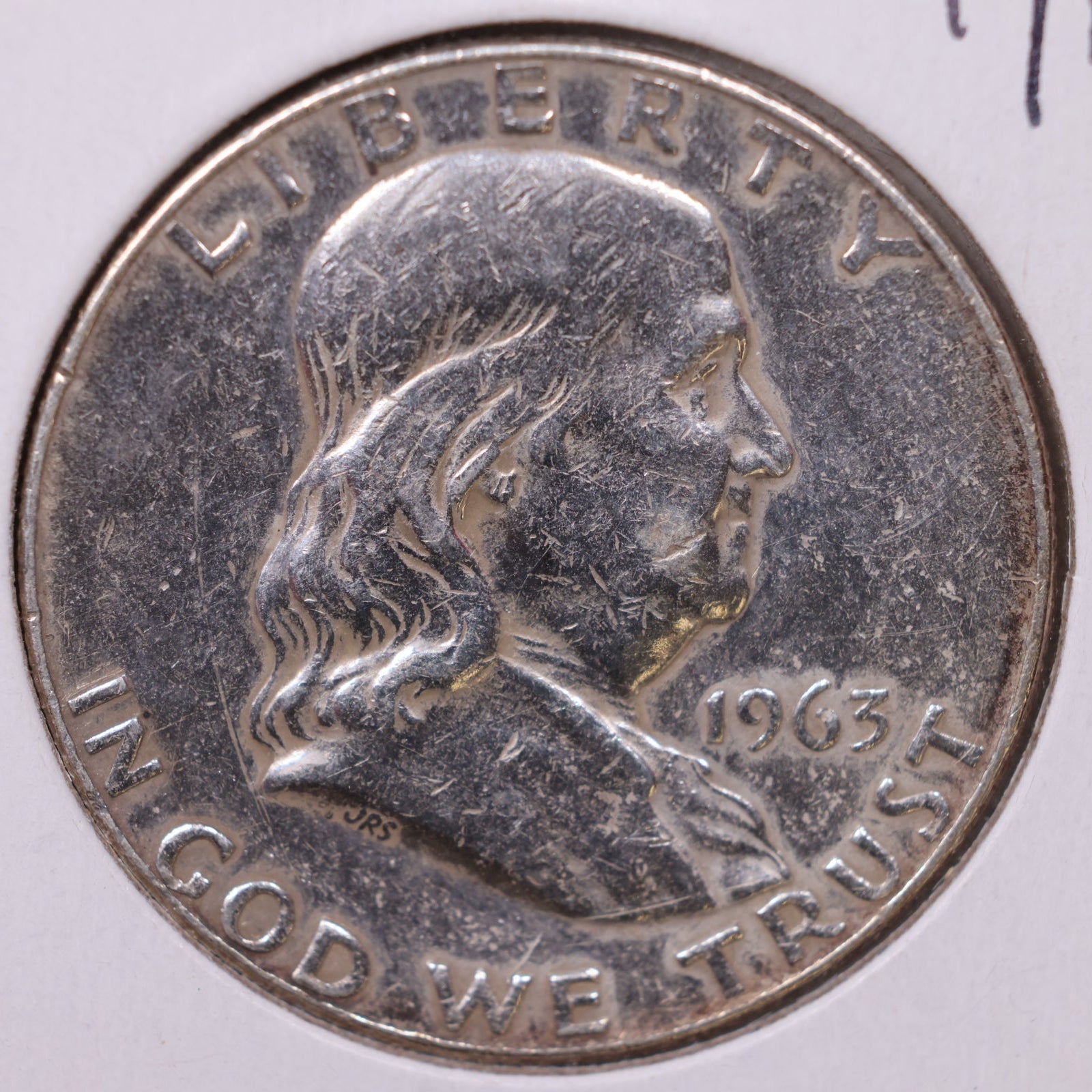 1963-D Ben Franklin Half Dollar, Mint State Uncirculated Coin, Store #HR1790