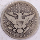 1906-S Barber Half Dollar, Very Good Circulated Coin, Store
